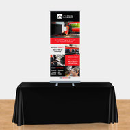 Retractable Table Top Banner Stands