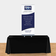 Retractable Table Top Banner Stands