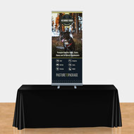 Retractable Table Top Banner Stands