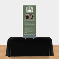 Retractable Table Top Banner Stands