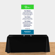 Retractable Table Top Banner Stands