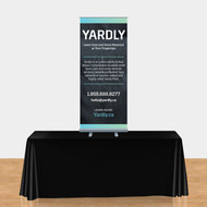 Retractable Table Top Banner Stands